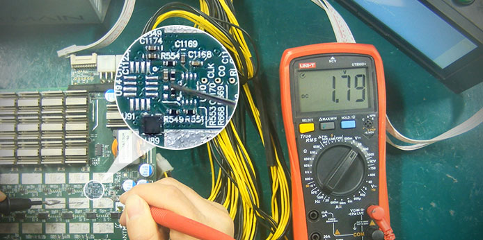 Antminer S9 hash board troubleshooting about temperature sensor circuit