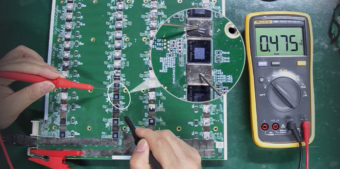 Repair method for the KS3M hash board does not detect all ASIC chips