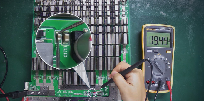 19V boost circuit on the Antminer S19j Pro plus hashboard