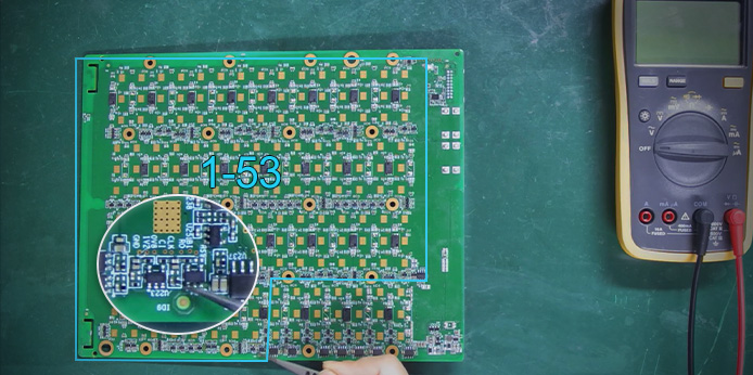 Antminer S19 pro Hydro hashboard base structure distribution