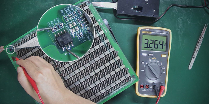 Working principle of the temperature sensing circuit on the Iceriver KS3L hash board