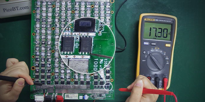 DC control circuit for Bitmain S19 pro Hydro hash board