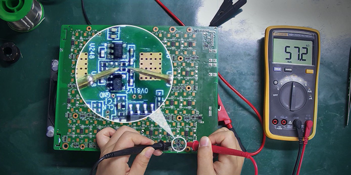 S19 pro Hydro hashboard showing 0 chip caused by LDO chip failure
