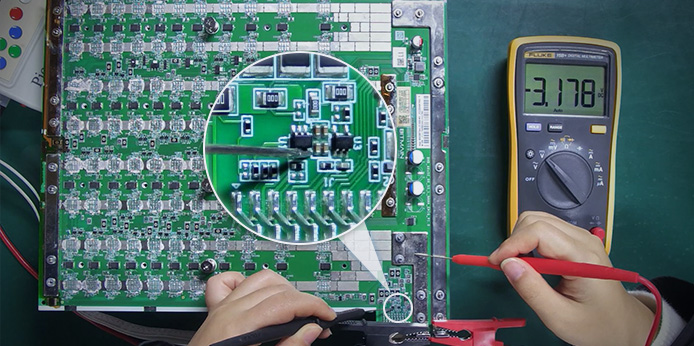 ASIC chip signals for Antminer KS5 hashboard