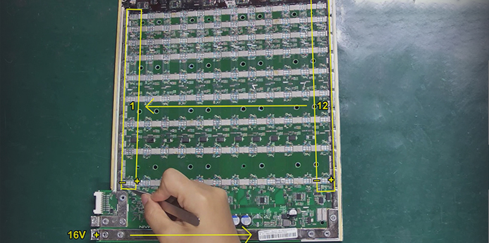Antminer T21 BHB68701 hashboard basic structure and powering process
