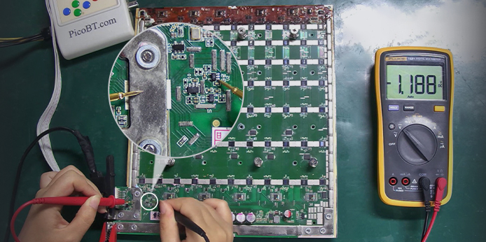 Faulty level shifter chip U2 causes the S19K Pro BHB56903 hash board not working