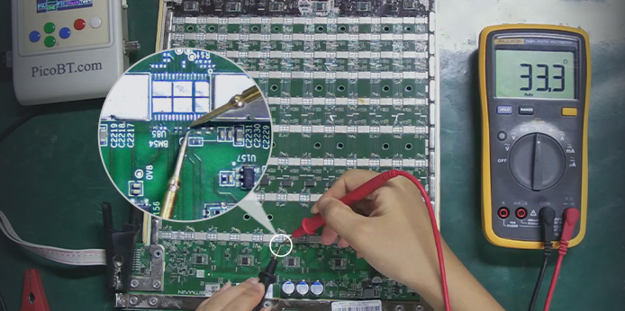 How to repair the S21 hash board with only 51 ASIC chips detected