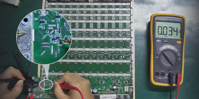 0 asic caused by abnormal RI level conversion chip on T21 BHB68701 hash board