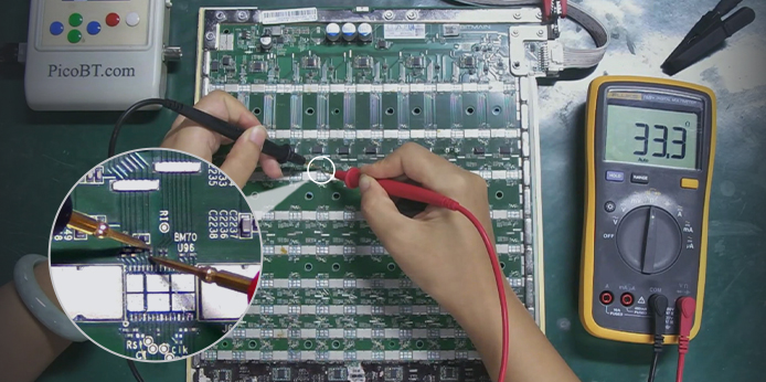 Repair method for T21 BHB68701 hash board only detecting 104 ASIC chips