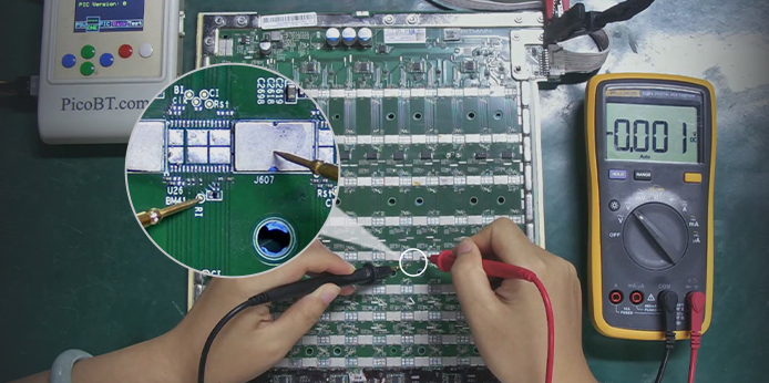 How to repair the T21 BHB68701 hash board 0 ASIC caused by abnormal RI signal?