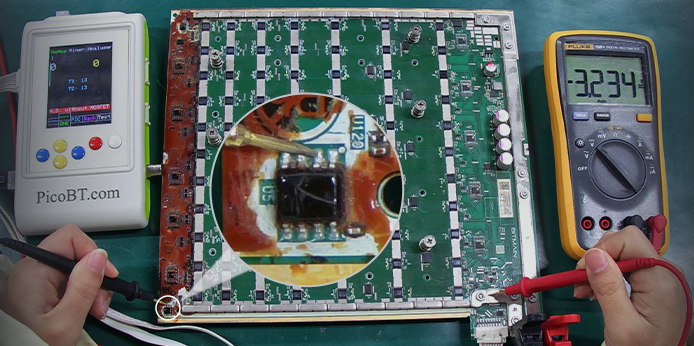 Repair S19k pro BHB56903 temperature sensor fault