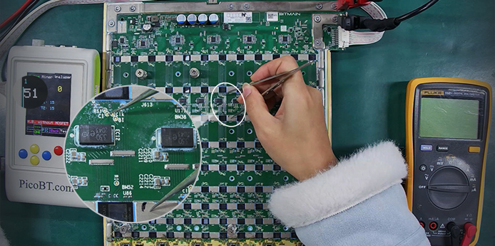 Detects 51 asic chips on Antminer S21 hashboard