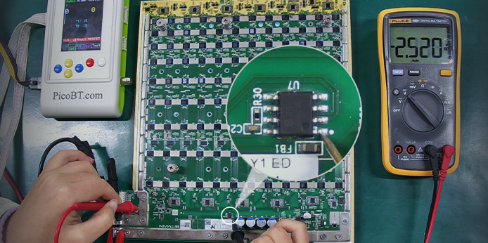 Repair the temperature sensor fault on the Antminer S21 hash board