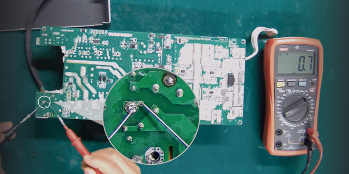P222C power supply EMI filter circuit