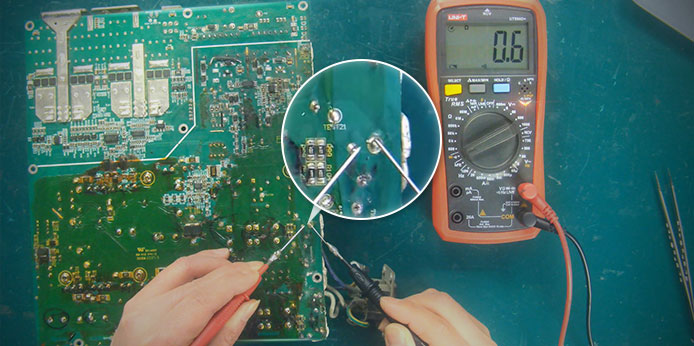 EMI filter circuit of APW12 power supply