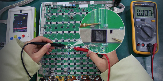 S19XP hash board detects 0 ASIC chips