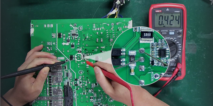 APW12 1215b power supply output voltage abnormal