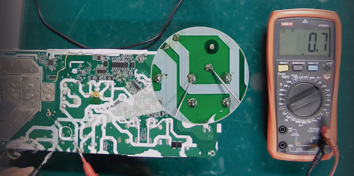 P221C power supply EMI filter circuit