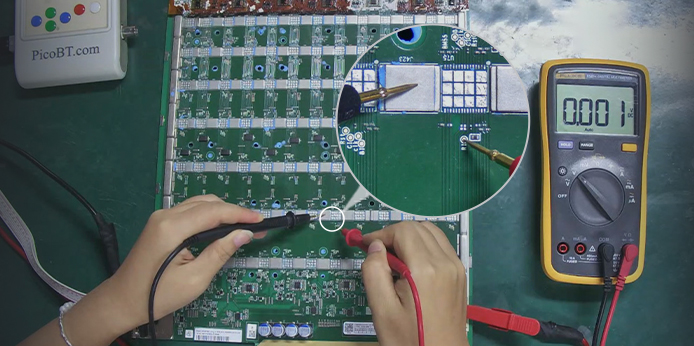 S21XP hash board find 0 ASIC due to abnormal RI signal