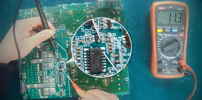 Main power circuit of Antminer APW12 power supply