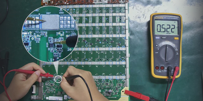 Only 0 ASIC chips were found due to an LDO circuit malfunction