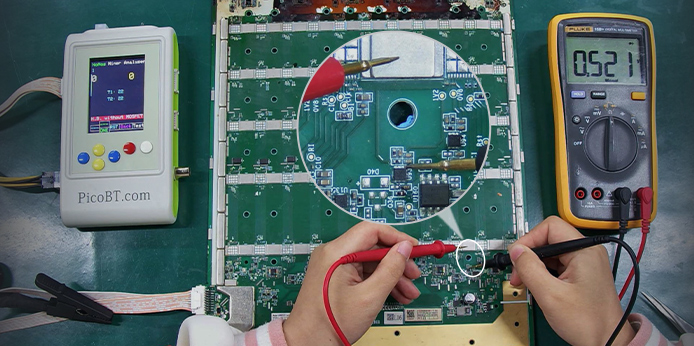 S21 plus hashboard LDO circuit anomaly causing 0 ASICs reported