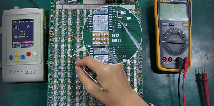 How to repair S19XP Hydro hashboard only 202 ASICs detected?