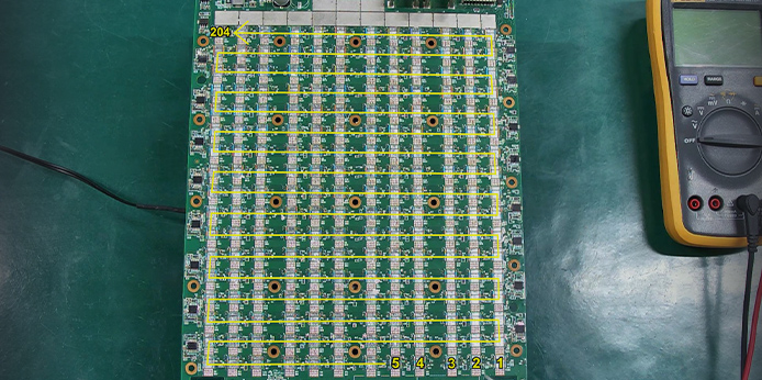 Basic structure of the S19XP Hydro hash board
