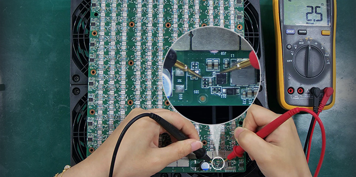 25V boost circuit working principle on S19e XP Hydro hash board