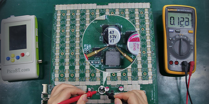 L7 hashboard detects 0 ASIC chips due to 19V boost circuit anomaly