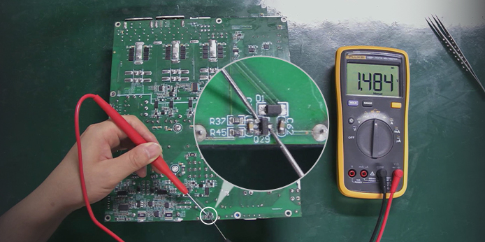 Repair the relay protection circuit on the APW17 power board