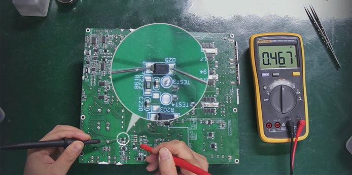 Antminer APW17 power board auxiliary power circuit repair
